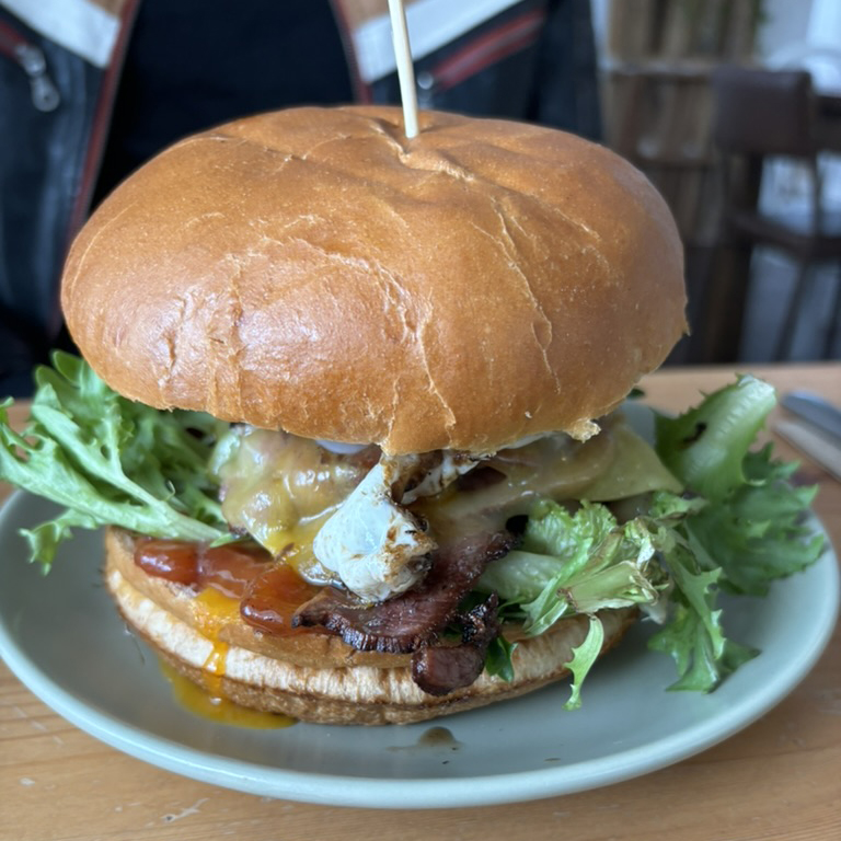 Breakfast Burger - Garden Cafe